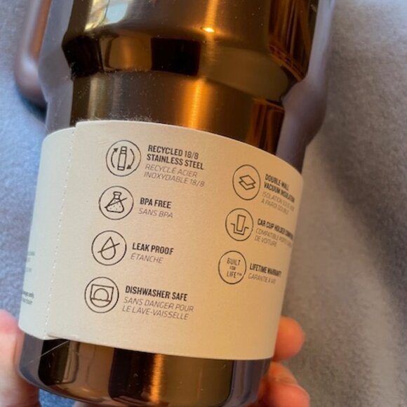 NEW Stanley Water Bottle Flip Star Quencher Tumbler Rose Gold limited edition - Picture 6 of 16